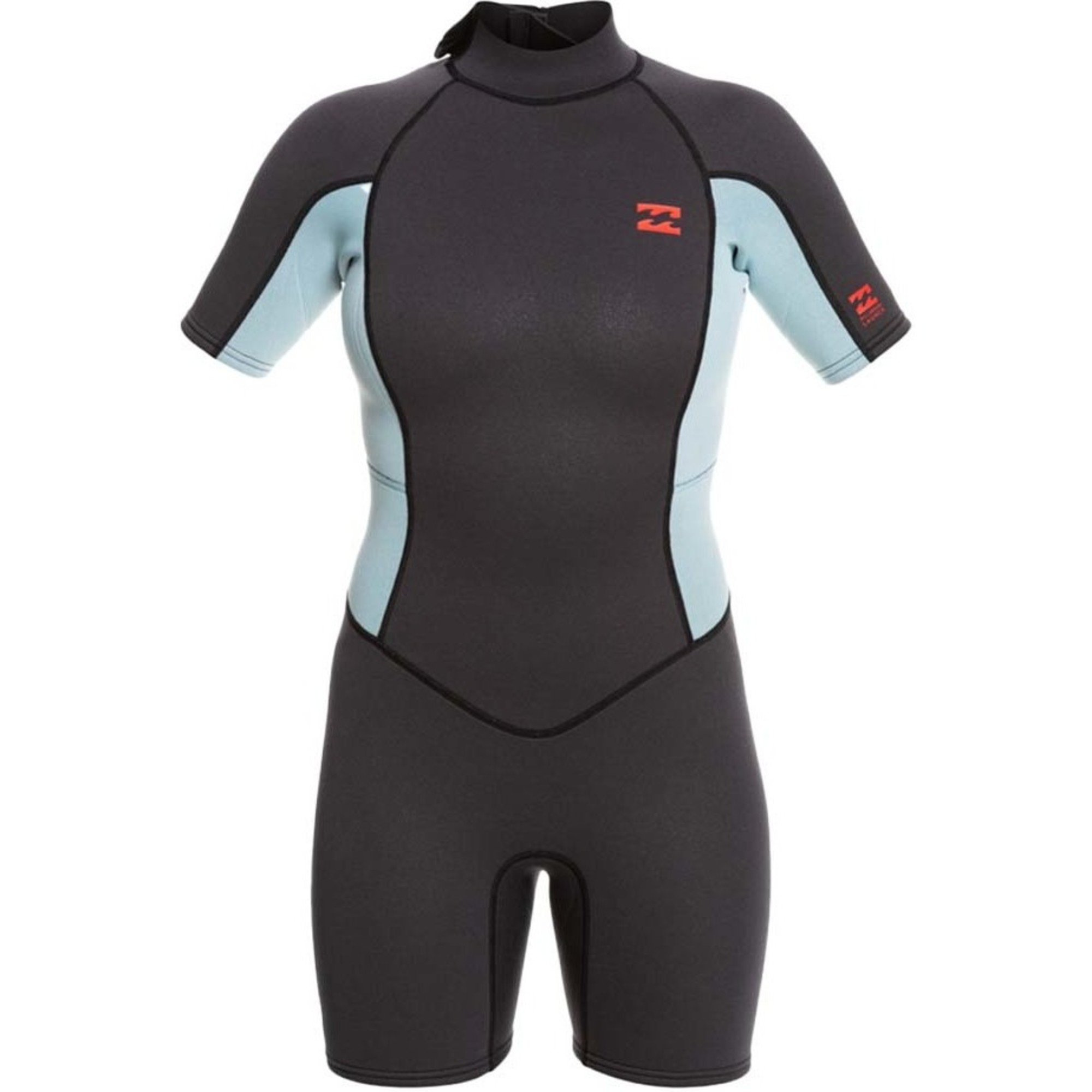 2022 Billabong Launch Feminino 2/ 2mm Back Zip Shorty Wetsuit Z42g91